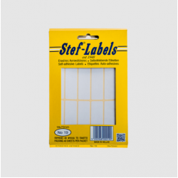 STEF ΕΤΙΚΕΤΤΕΣ ΑΥΤΟΚΟΛΛΗΤΕΣ 018x072mm 10/Φ. ΛΕΥΚΕΣ 40Φ. STEF ΕΤΙΚΕΤΤΕΣ ΑΥΤΟΚΟΛΛΗΤΕΣ 018x072mm 10/Φ. ΛΕΥΚΕΣ 40Φ.